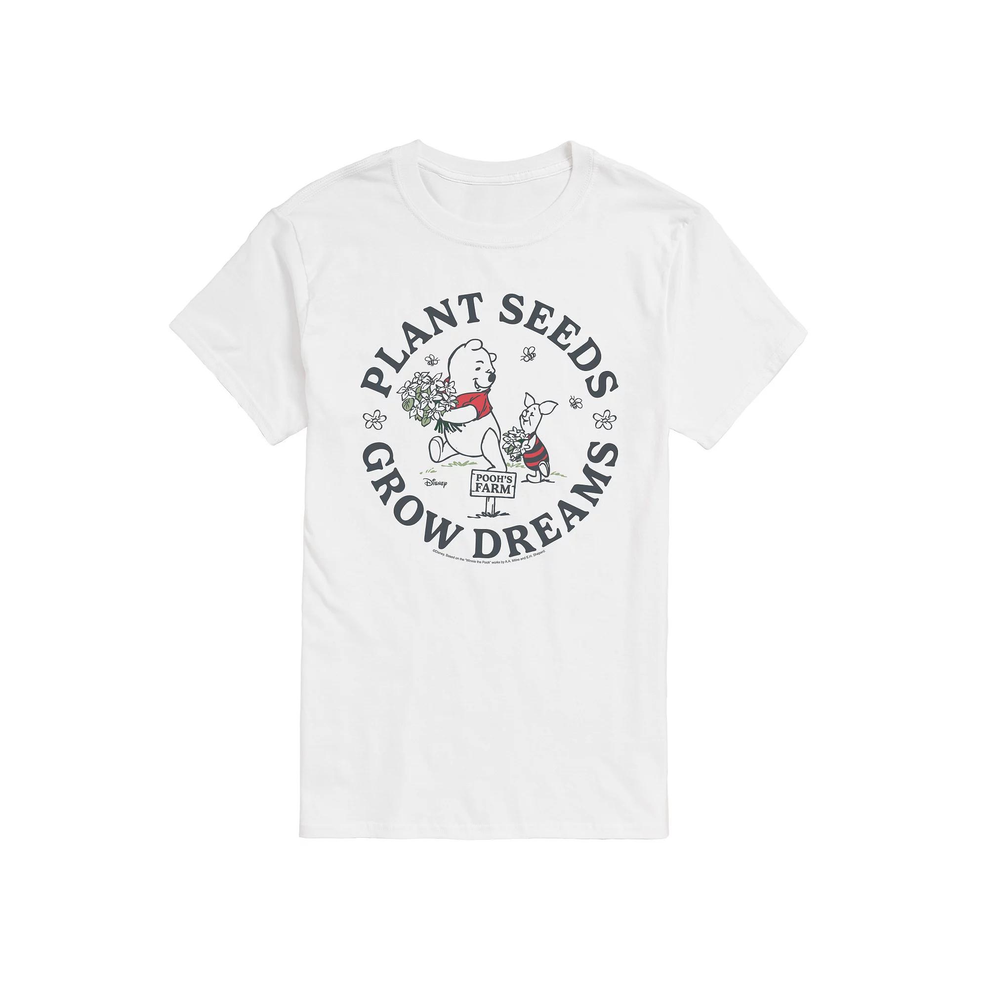 Big & Tall Disney's Winnie The Pooh Grow Dreams Graphic Tee, Men's,  Product Image
