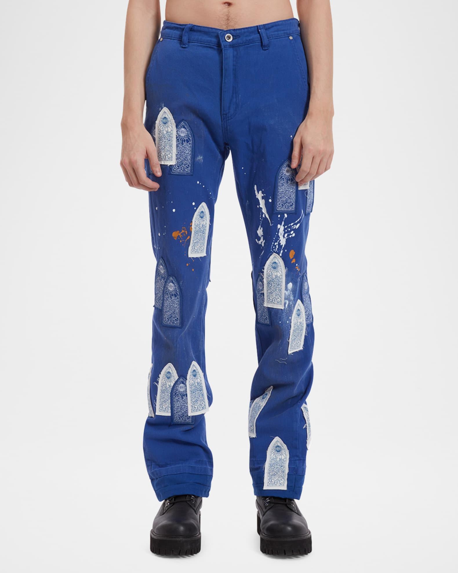 Men's Sky Painter Carpenter Embellished Pants Product Image