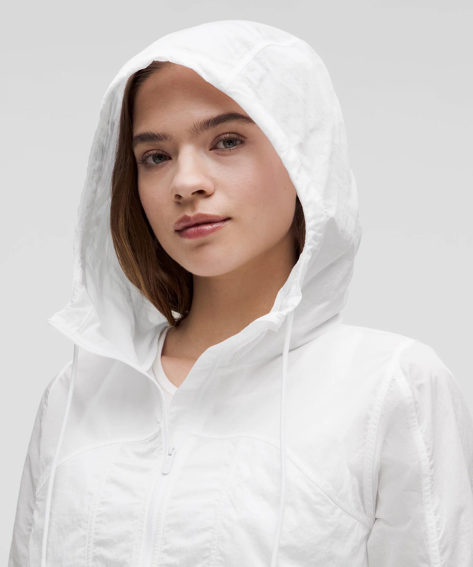 Drawstring Water-Resistant Hooded Jacket Product Image