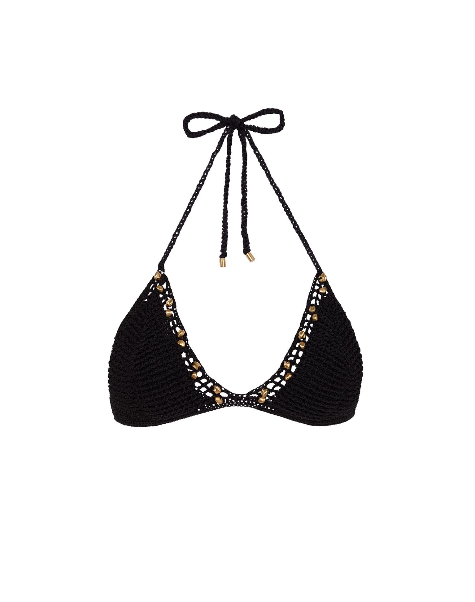 Knit Drew Tri Top - Black Product Image