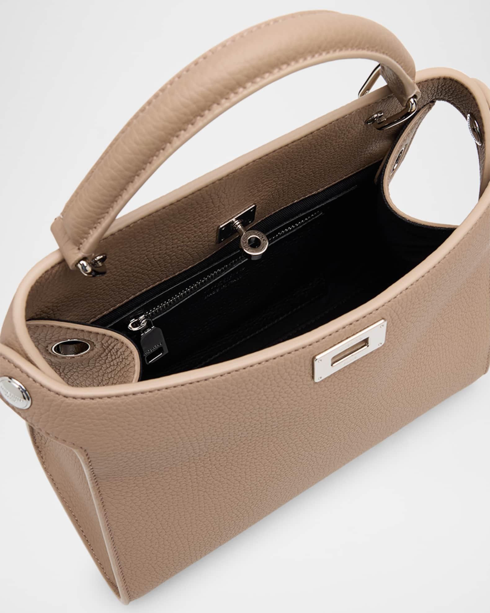 Lutece Mini Grained Leather Top-Handle Bag Product Image
