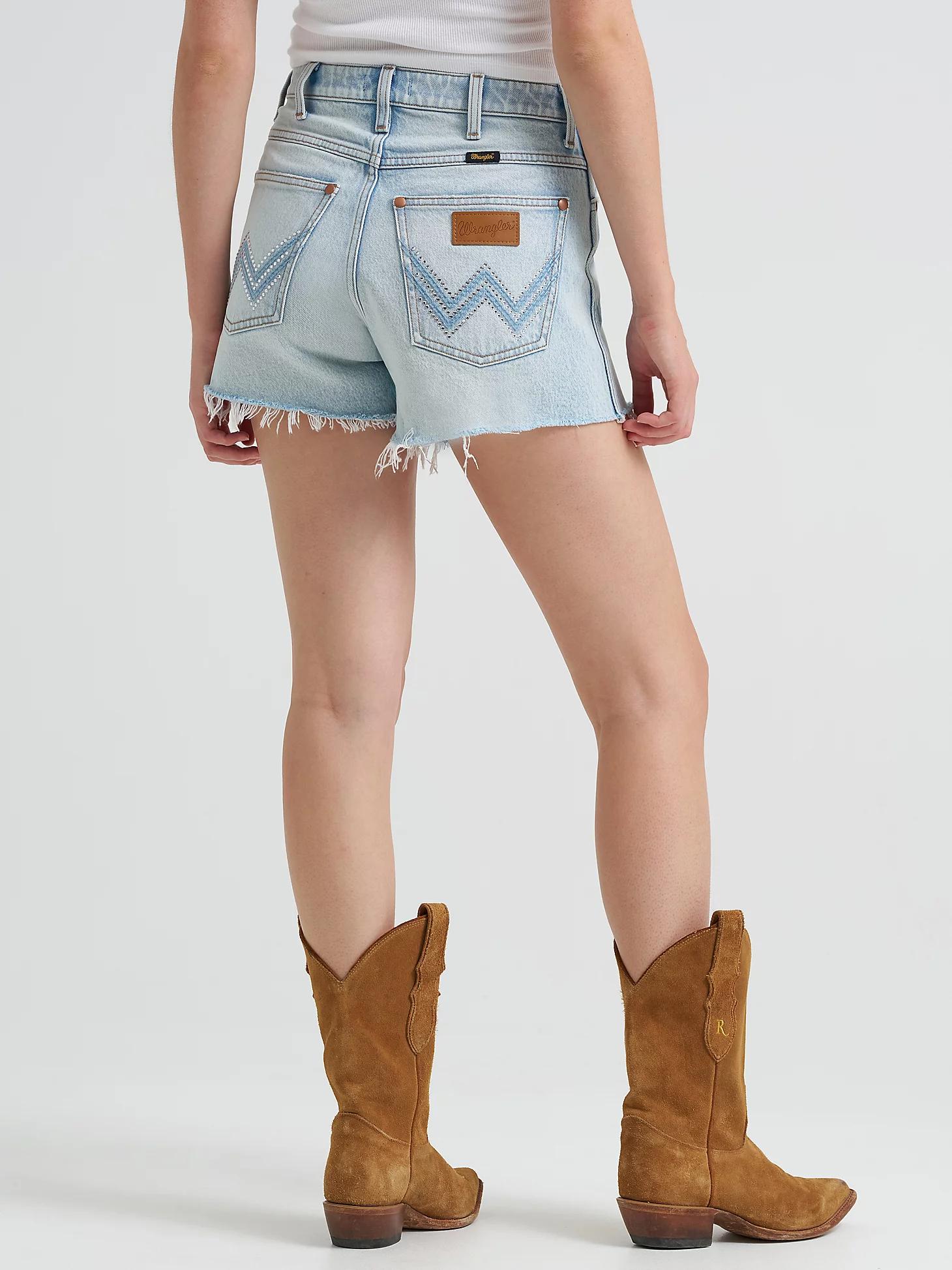 Women's Wrangler® Embellished Cowboy Short in Mara Product Image