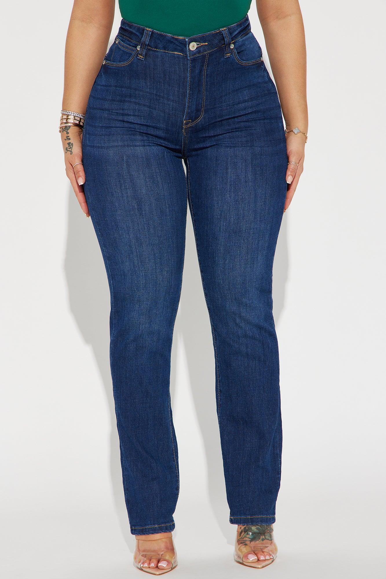Break The Silence Booty Lifting Mom Jeans - Dark Wash Product Image