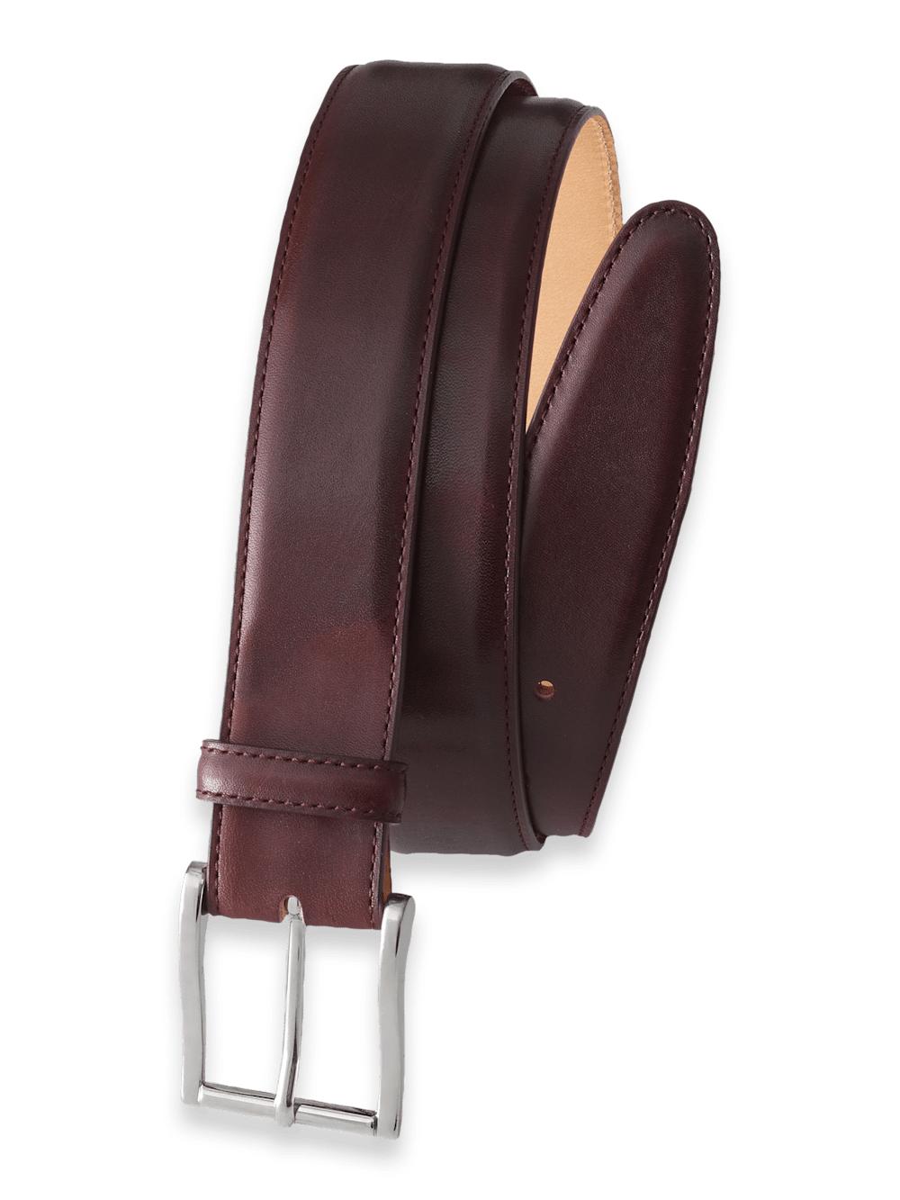 Leather Belt with Changeable Buckle - Cordovan Product Image
