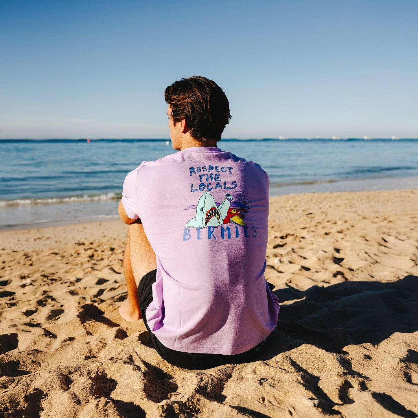 Bermies Respect the Locals T Shirt Male Product Image