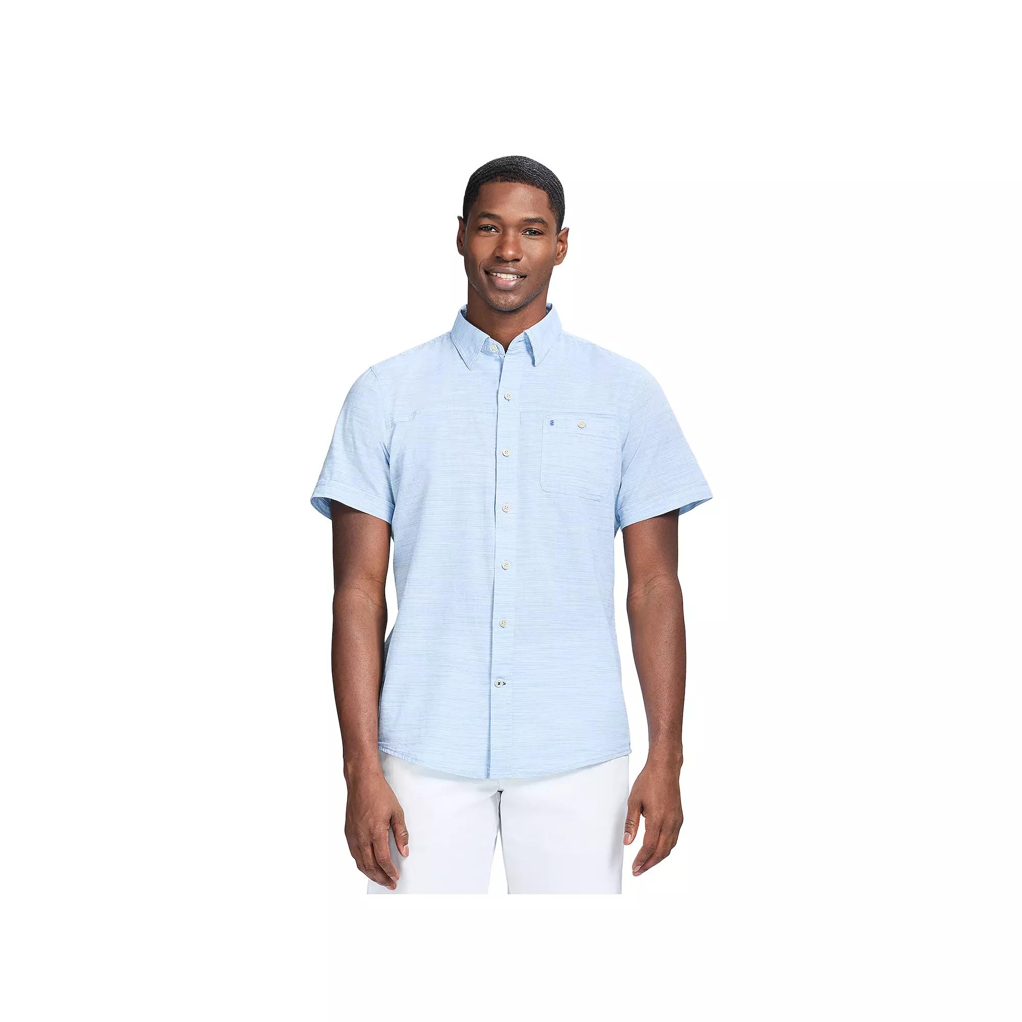Men's IZOD Dockside Short Sleeve Chambray,  Product Image