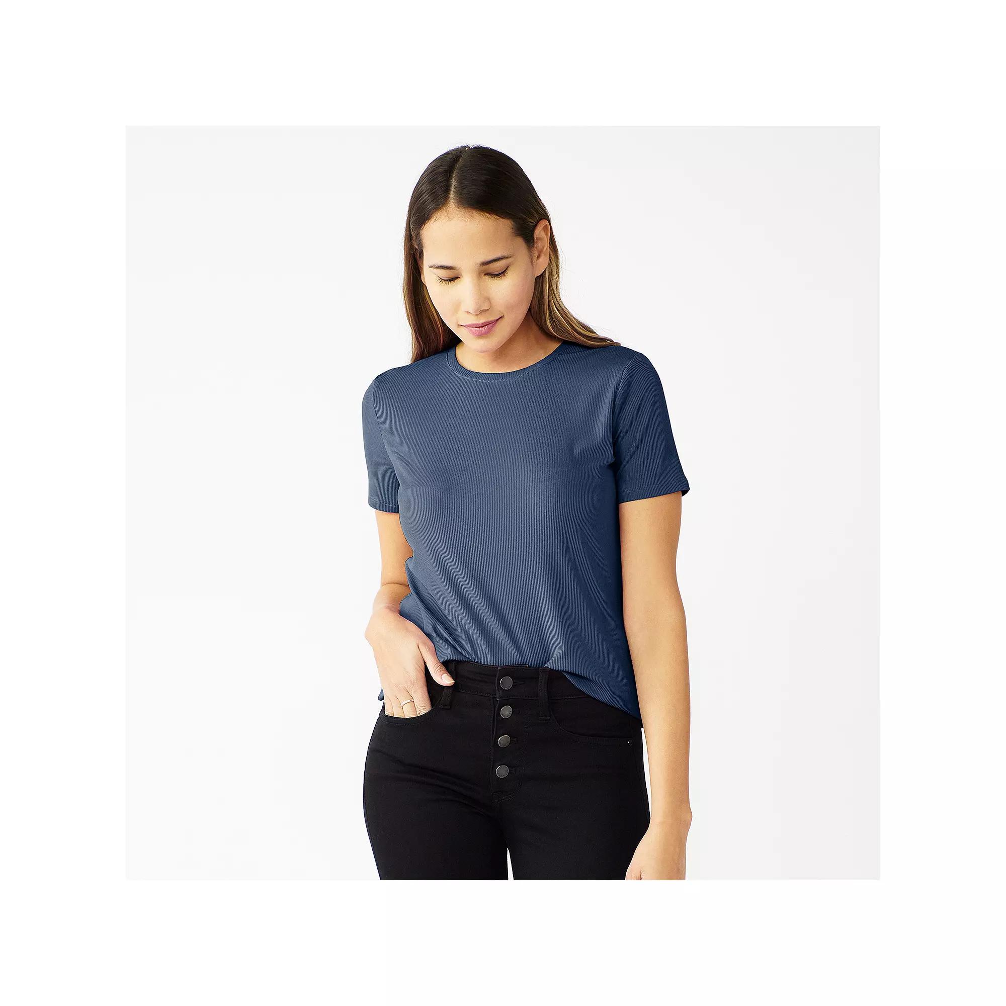 Women's Nine West Essential Crewneck Tee,  Product Image