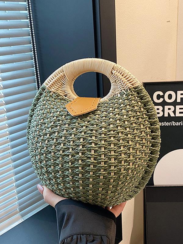 Geometric Woven Handbags Product Image