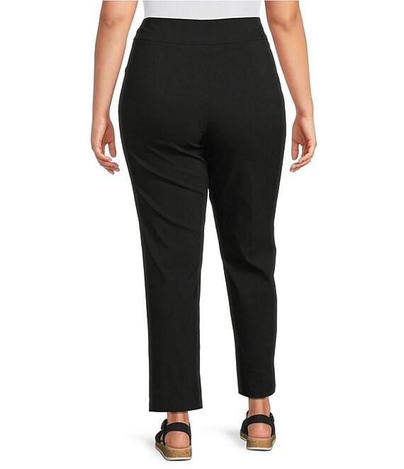 Allison Daley Plus Size 3/4 Sleeve Boat Neck Knit Top Product Image