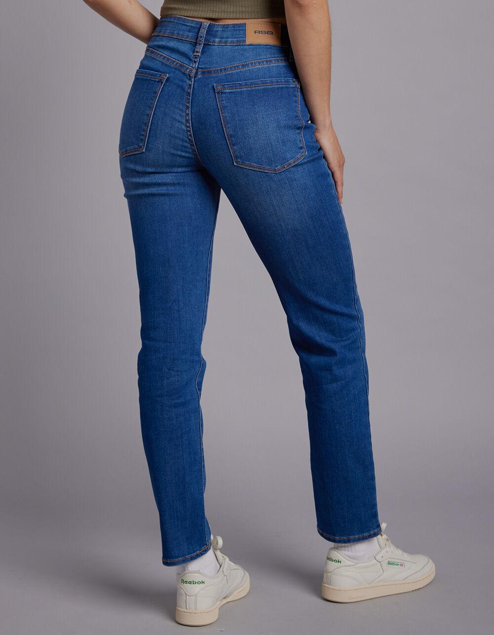 RSQ Womens Vintage Mom Jeans - Dark Wash Product Image