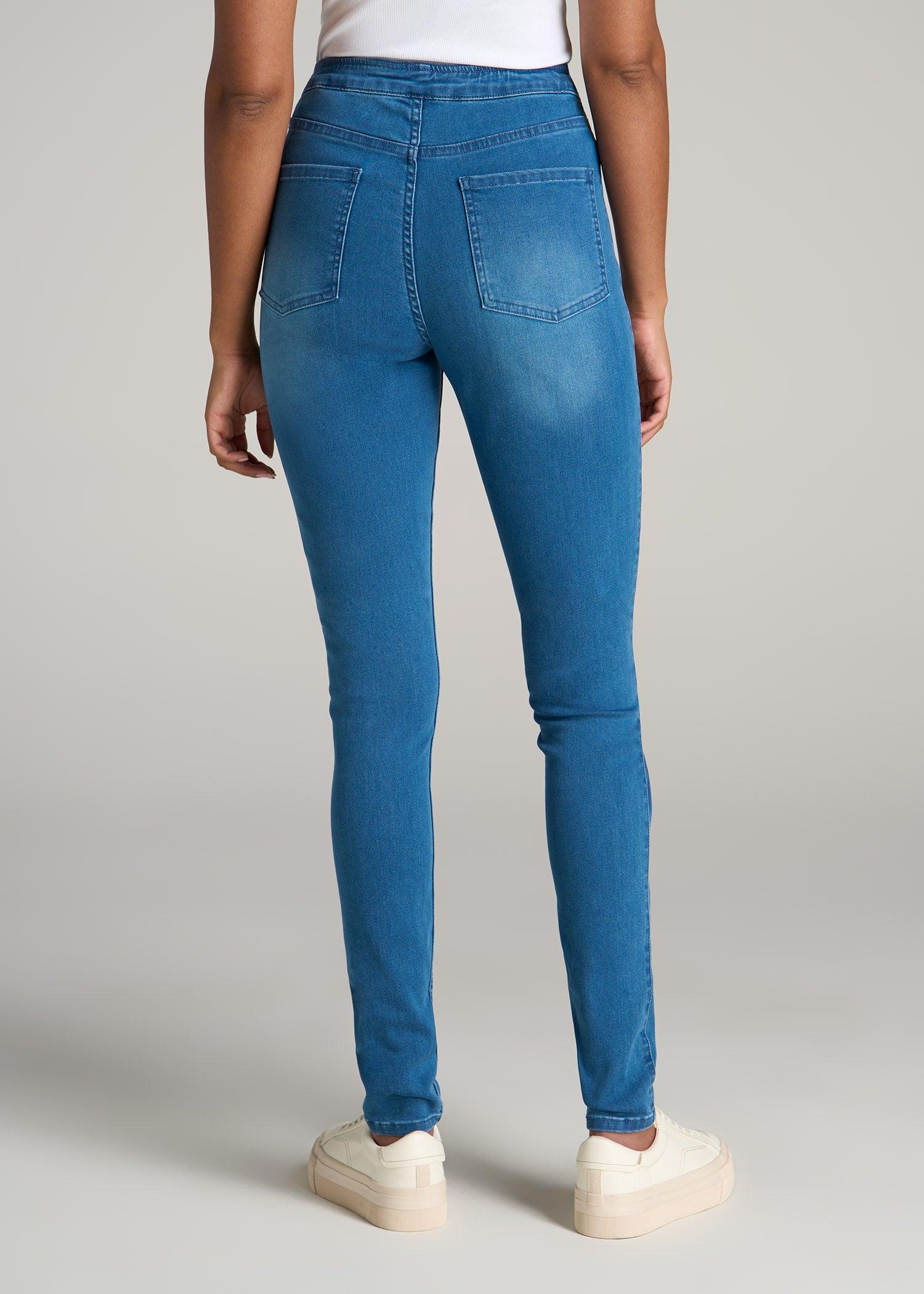 Jeggings for Tall Women in Classic Mid Blue Female Product Image