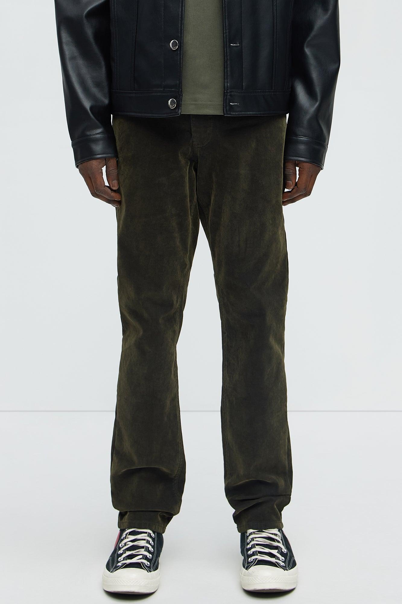 What The Flock Slim Jeans - Olive Product Image
