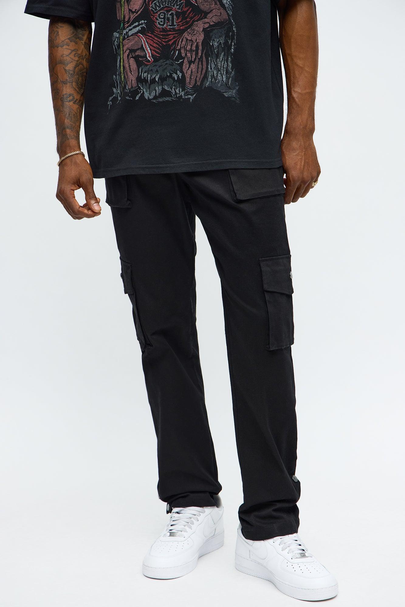 Worker Slim Cargo Pants - Black Product Image