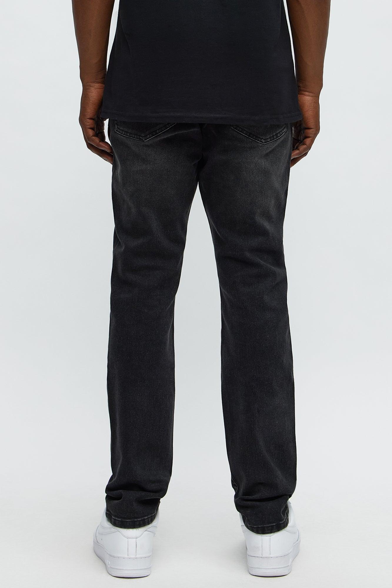 Slim Wood Stealth Jeans - Black Wash Product Image