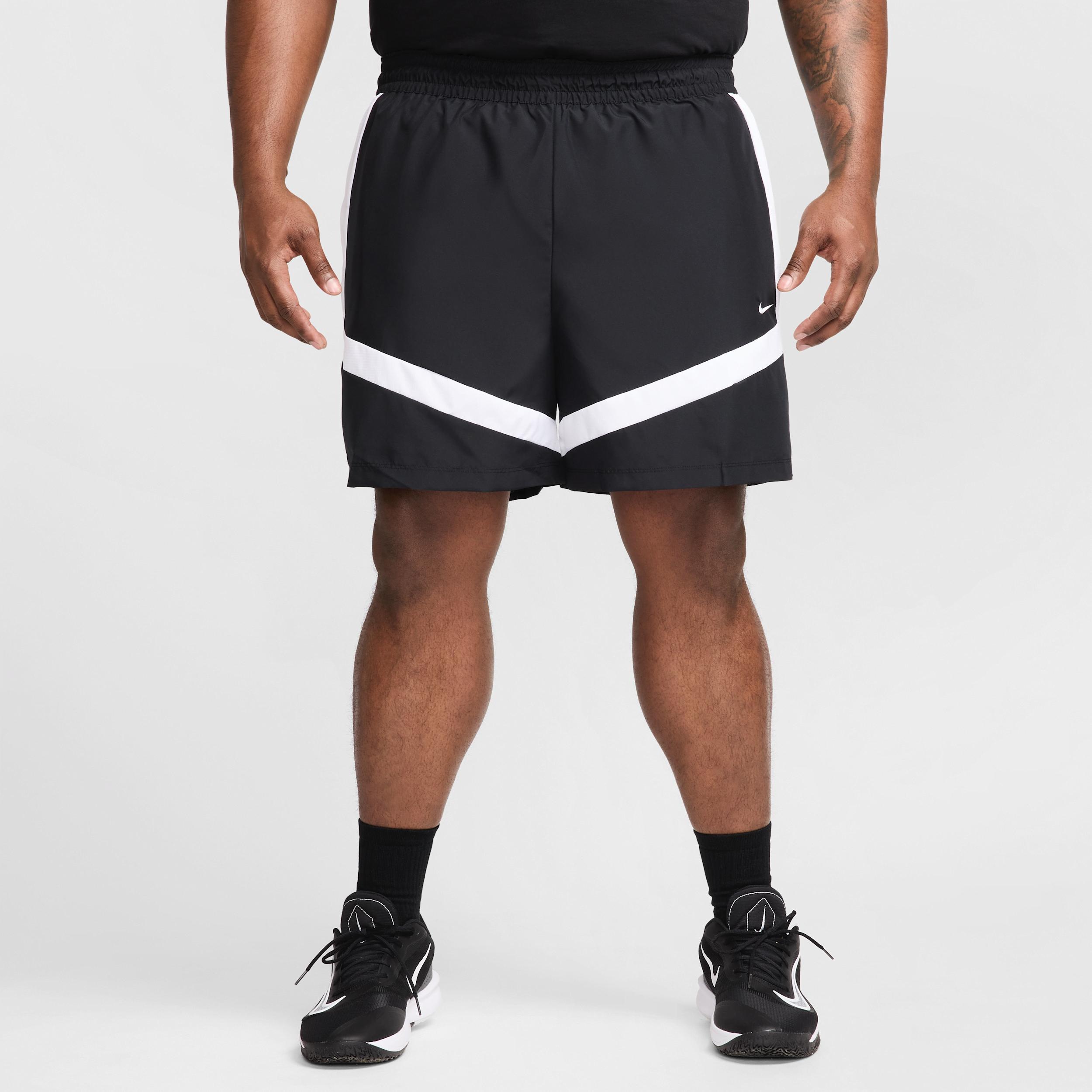 Nike Mens Icon 6 Woven Basketball Shorts | HJ6351-010 Product Image