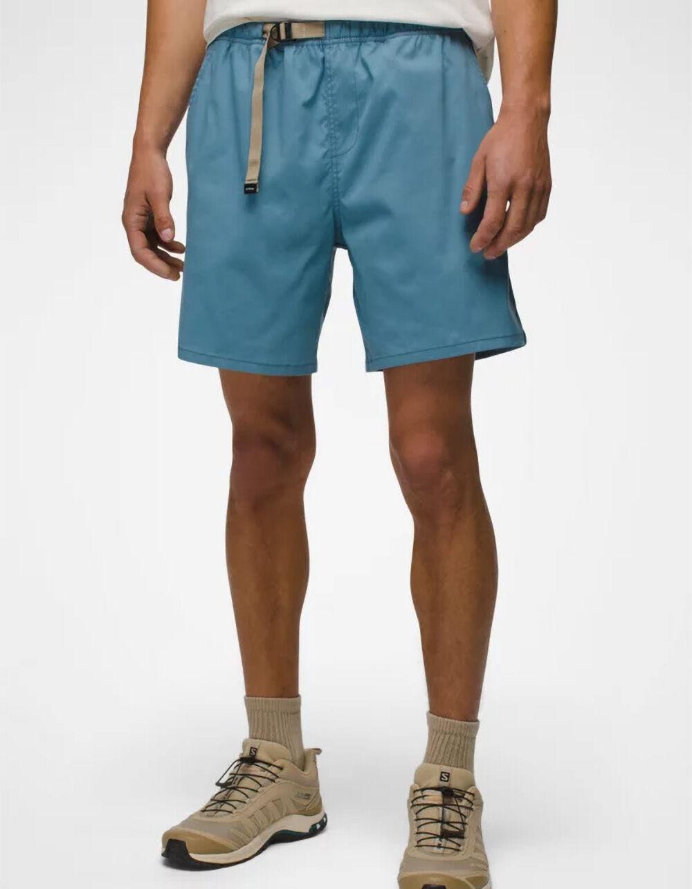 PRANA Strech Zion™ Mens Pull On Shorts - BLUE Product Image