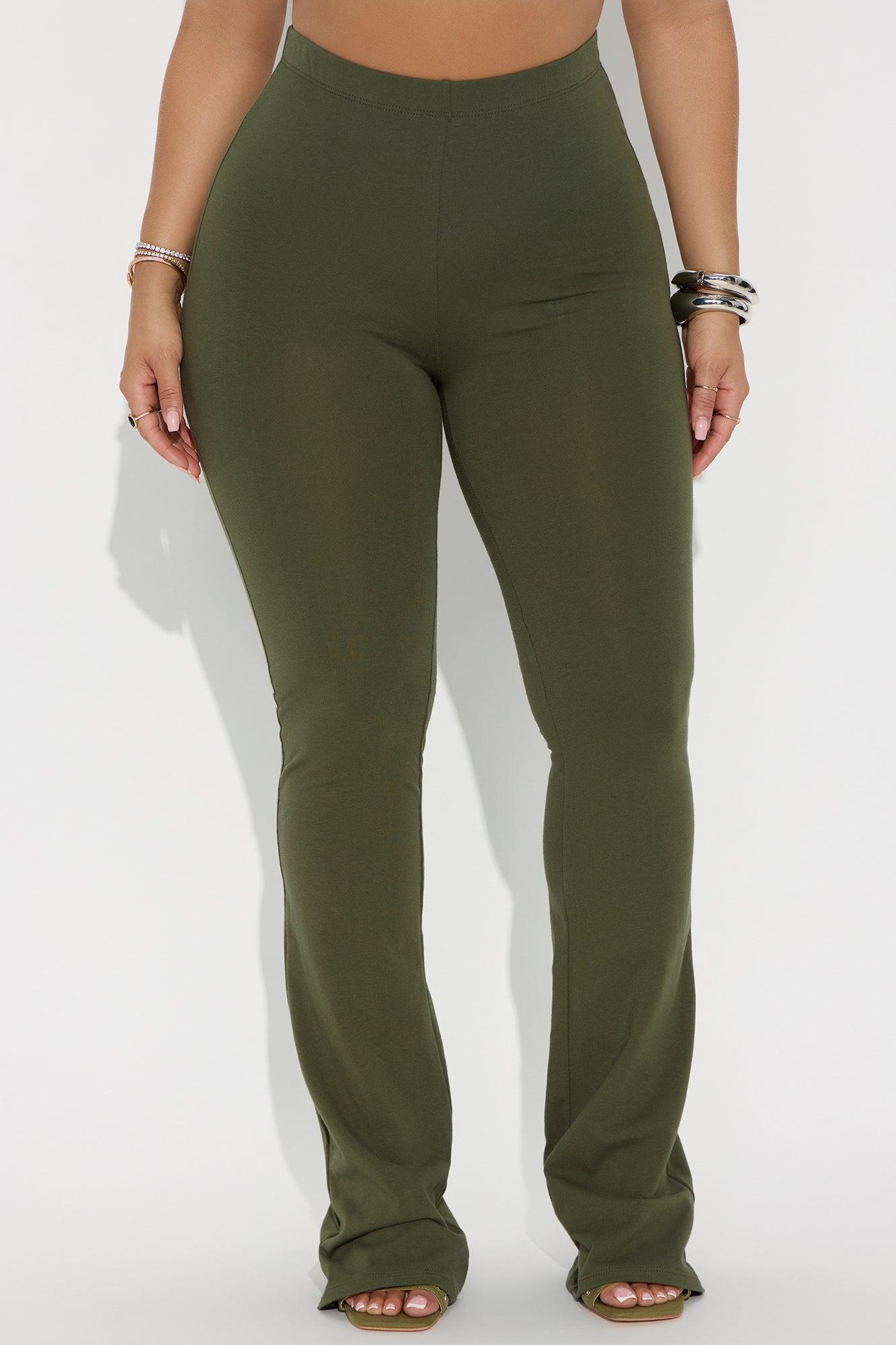 Adriana Flare Pant - Dark Olive Female Product Image