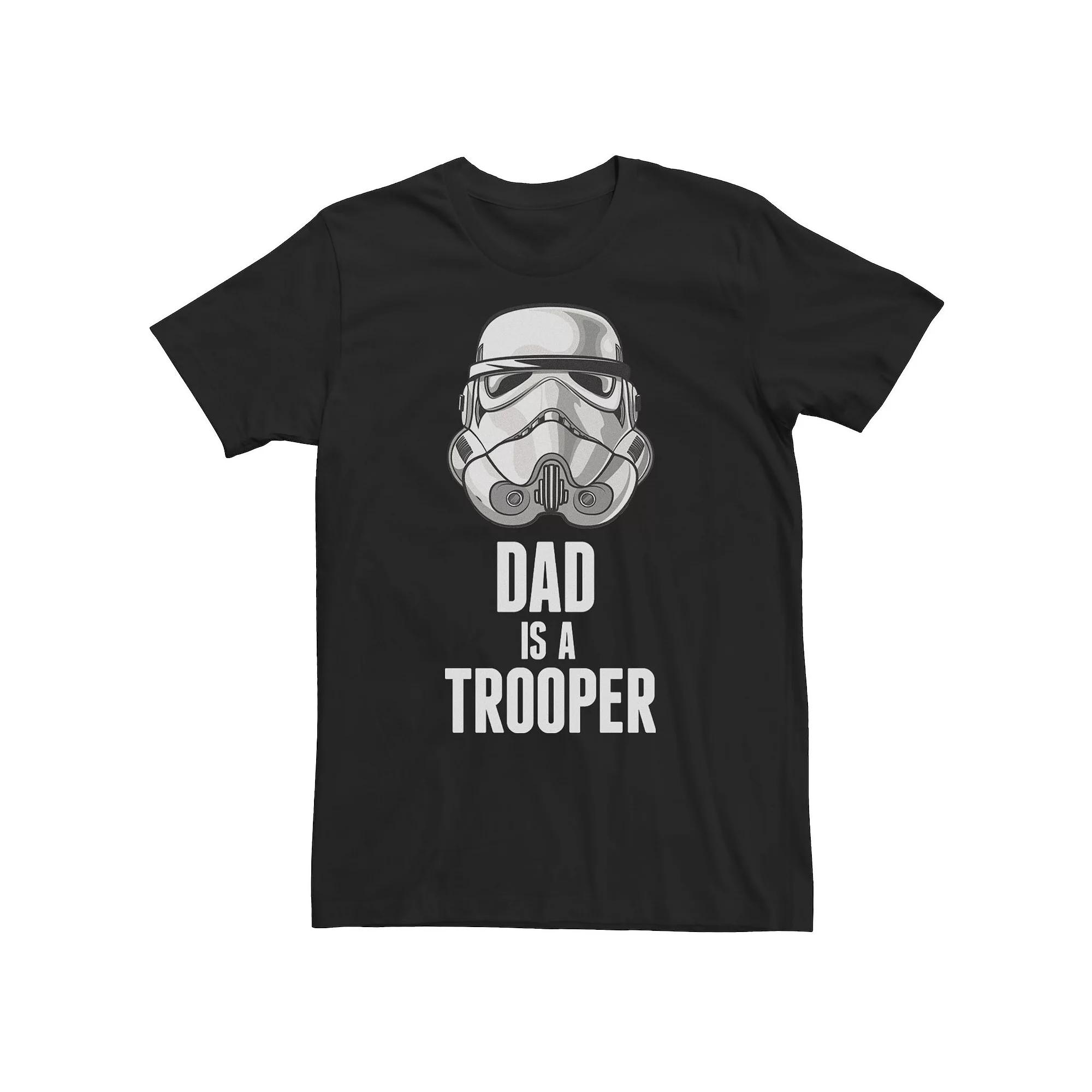 Big & Tall Star Wars Stormtrooper "Dad Is A Trooper" Tee, Men's,  Product Image
