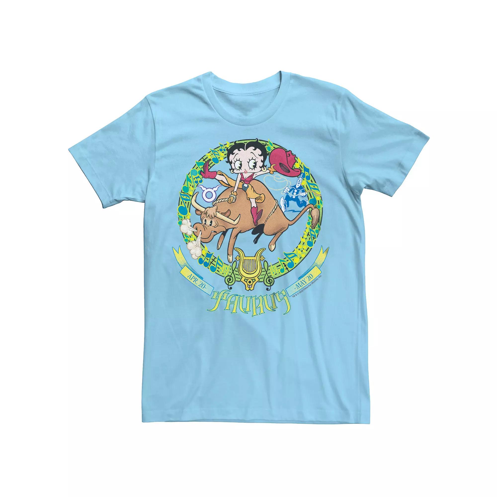 Men's Betty Boop Taurus Horoscope Tee,  Product Image