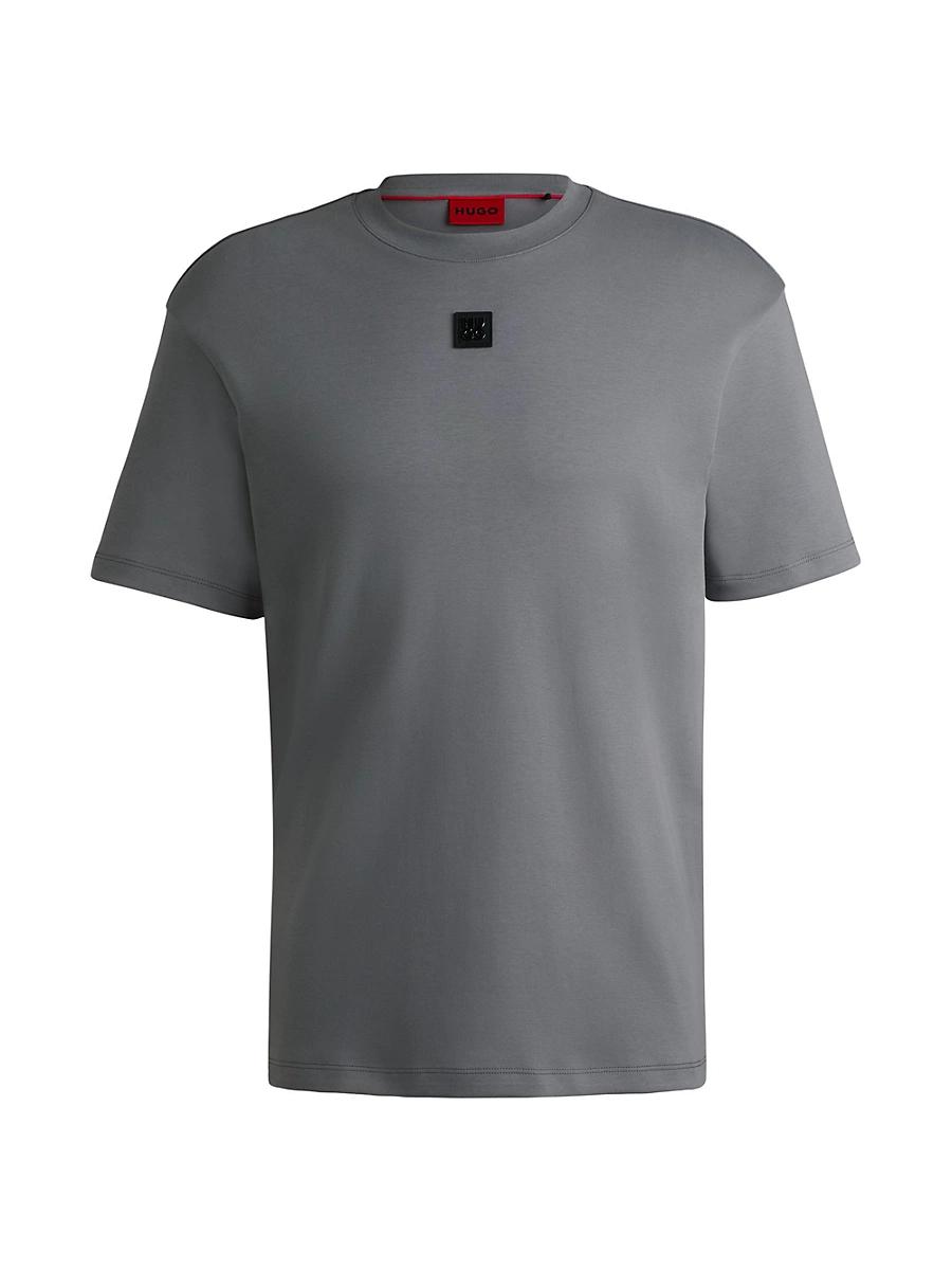 Mens Interlock-Cotton Regular-Fit T-Shirt Product Image