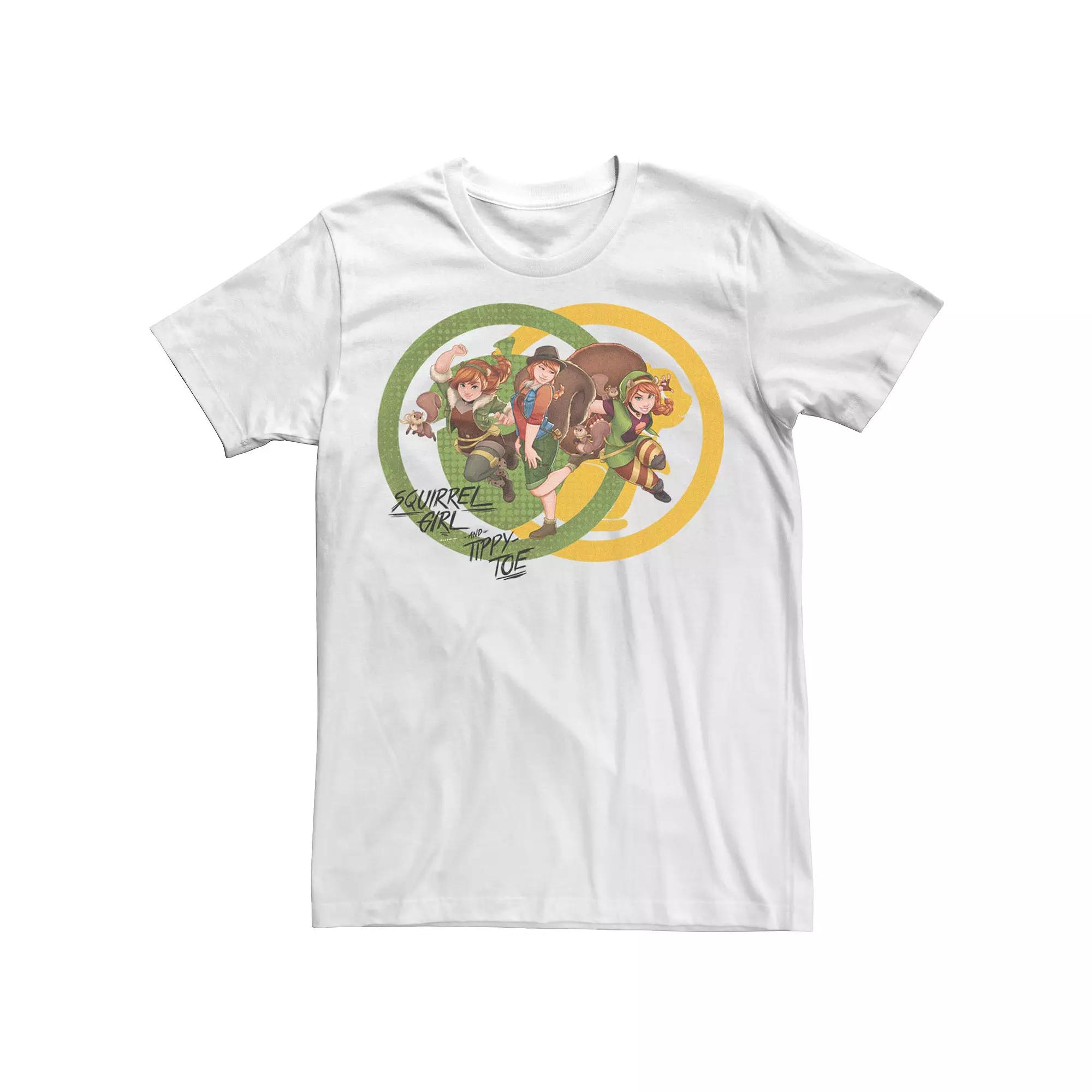 Men's Marvel Rising Secret Warriors Squirrel Girl Symbol Collage Tee,  Product Image