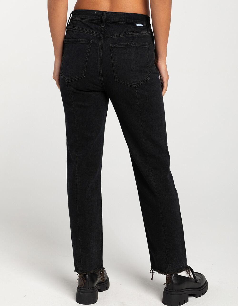 DAZE Straight Up Womens Jeans - BLACK Product Image
