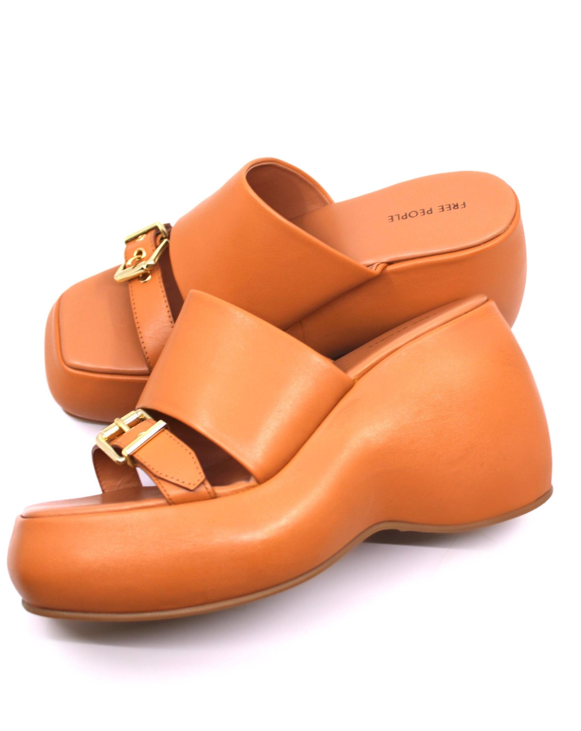 Free People Mila Minimal Wedge Vachetta Product Image