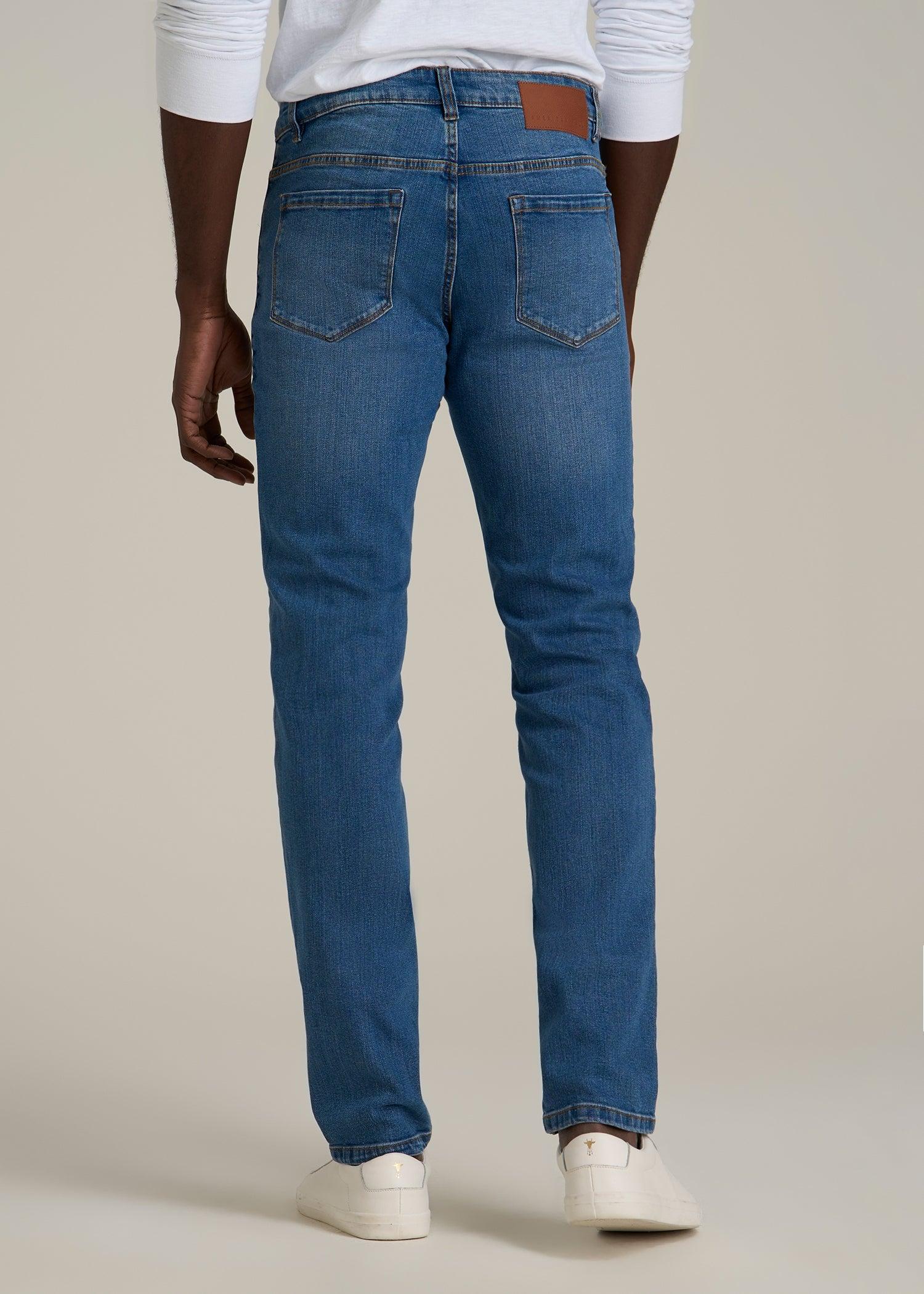Carman TAPERED Jeans for Tall Men in Classic Mid Blue Male Product Image