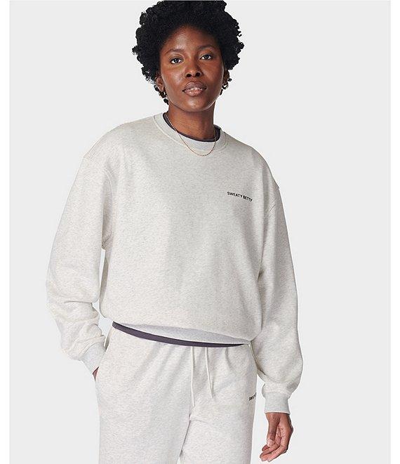 Sweaty Betty Revive Crew Neck Long Sleeve Relaxed Fit Sweatshirt Product Image