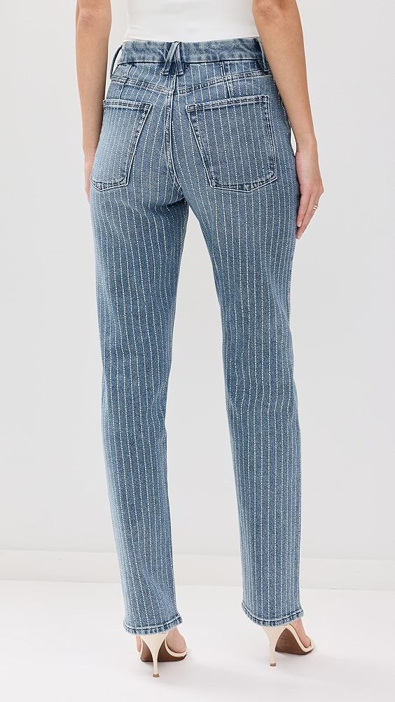 Good American Good Icon Rhinestone Jeans | Shopbop Product Image