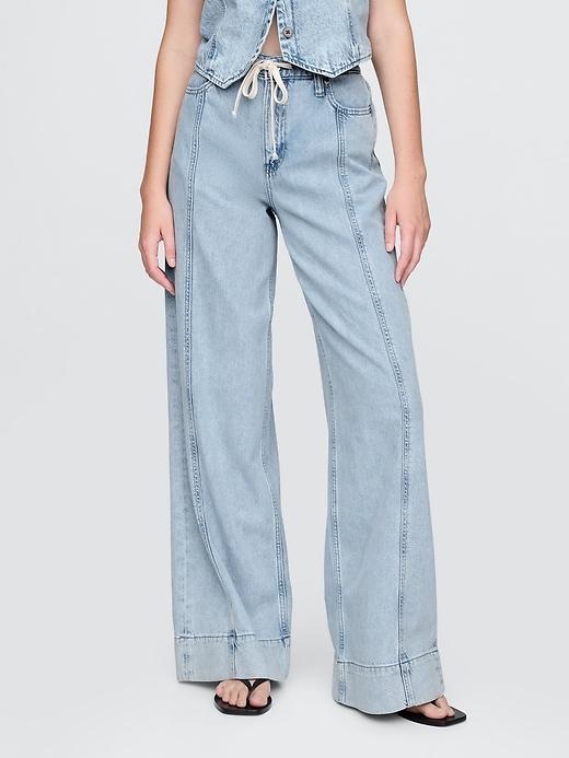 Mid Rise UltraSoft Baggy Jeans Product Image