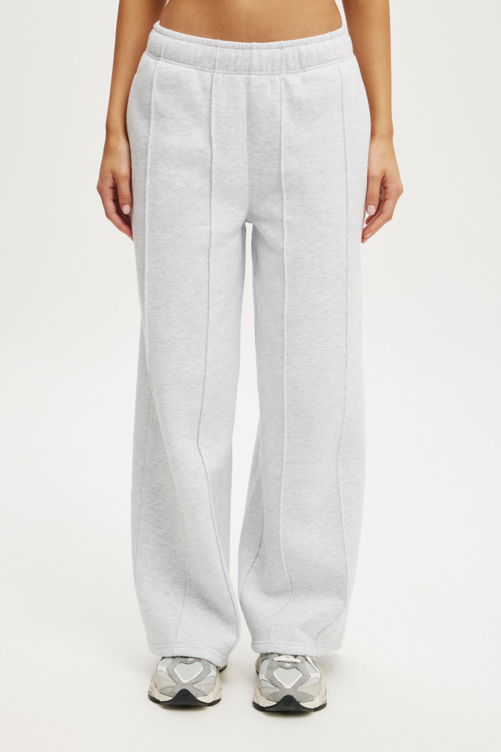 Plush Wide Leg Pintuck Trackpant Product Image