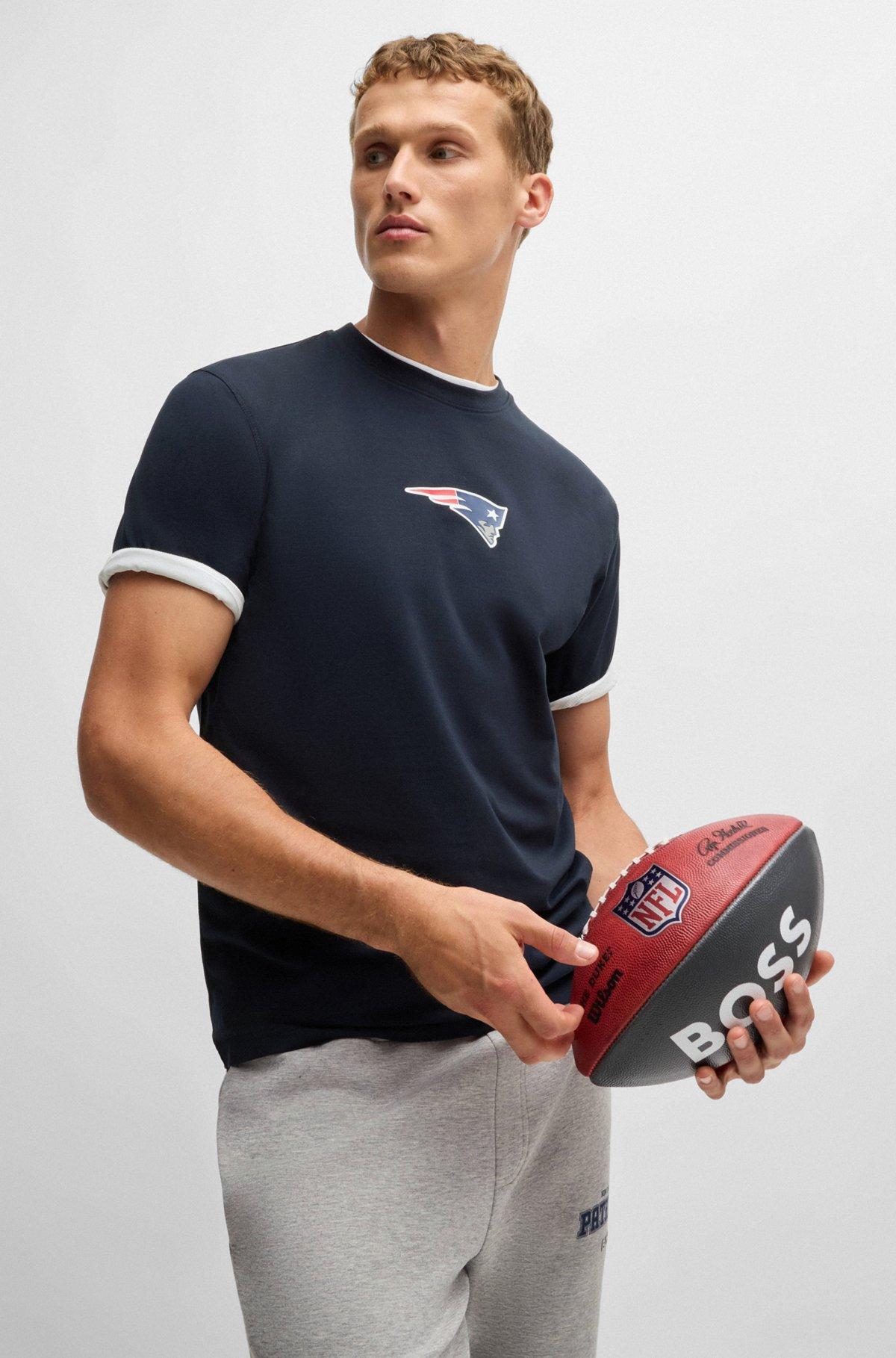 BOSS x NFL stretch-cotton T-shirt with special branding Product Image