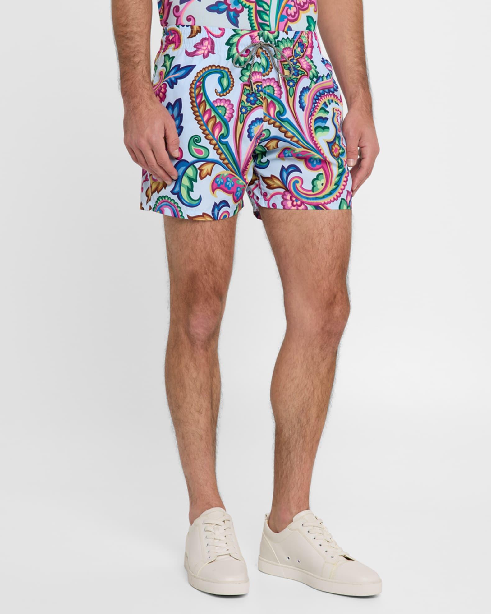 Men's Paisley Swim Shorts Product Image
