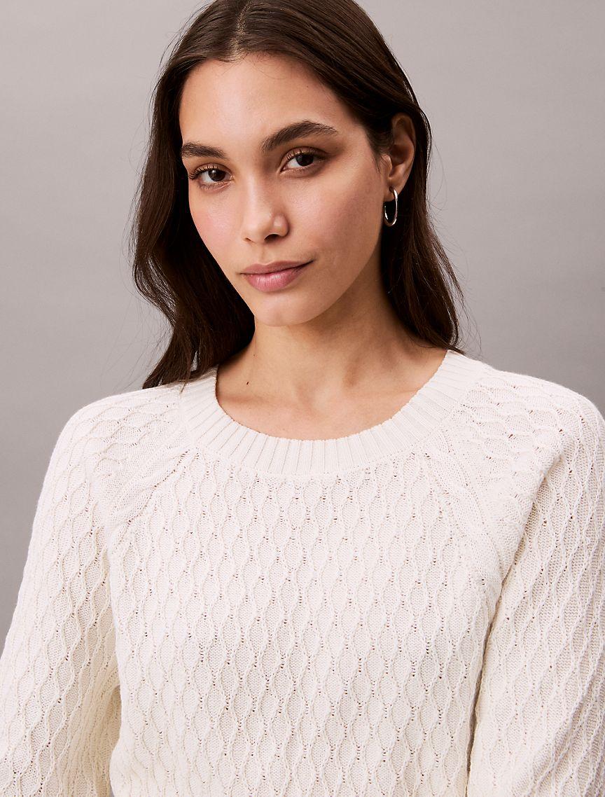 Cable Knit Classic Sweater Product Image
