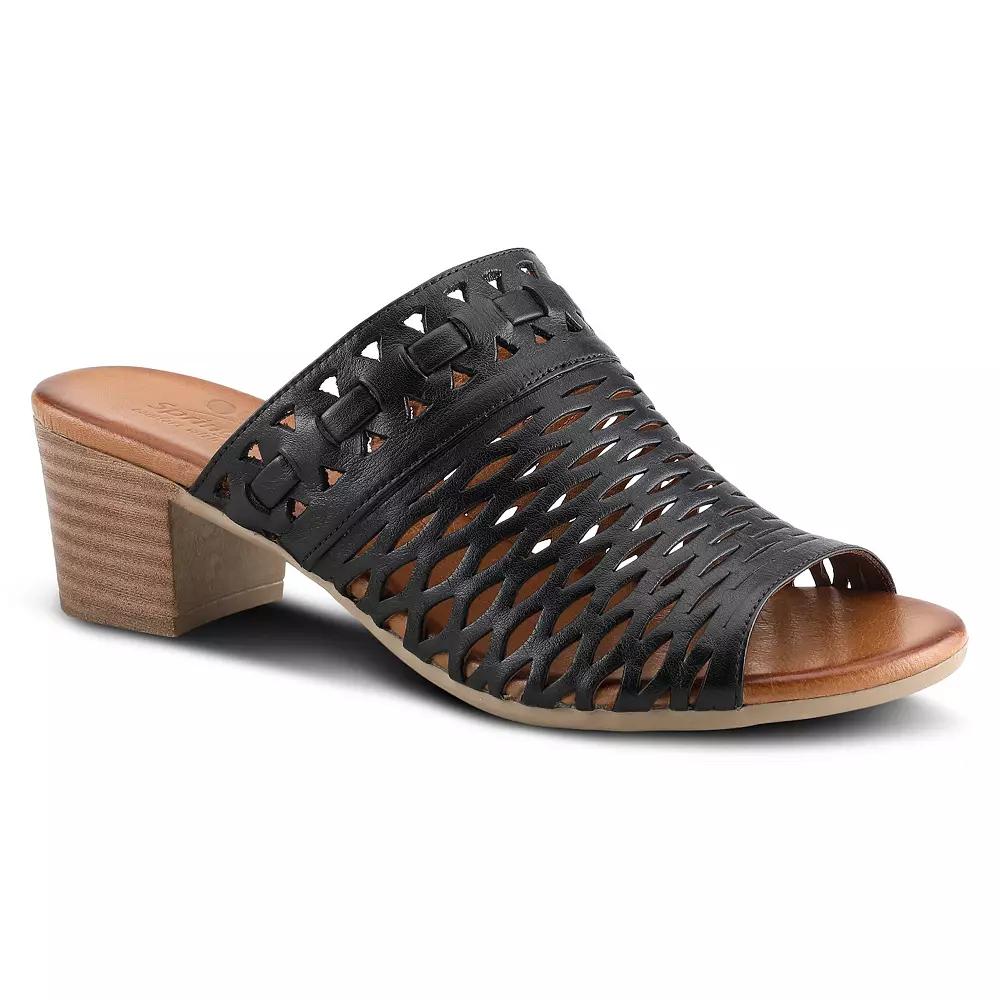 Spring Step Anika Women's Leather Slide Sandals,  Product Image
