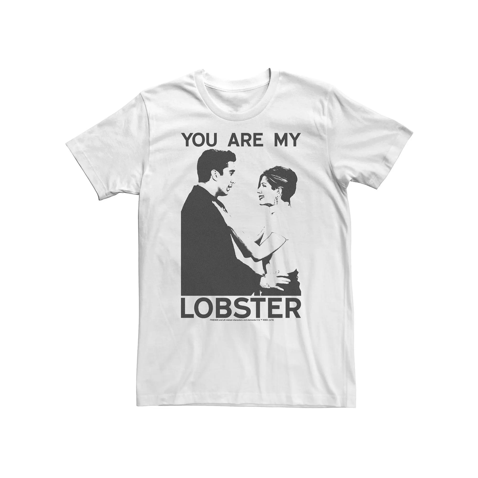 Big & Tall Friends Ross And Rachel You Are My Lobster Tee, Men's,  Product Image