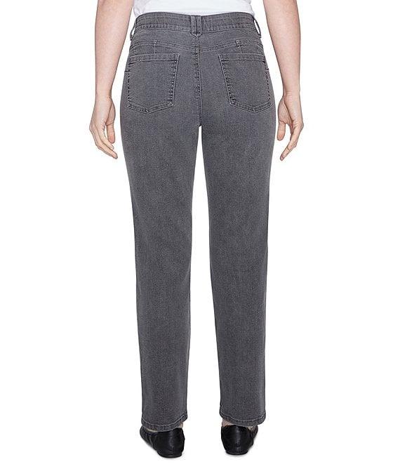 Ruby Rd. Petite Size Soft Denim Pull-On Boot-Cut Jeans Product Image