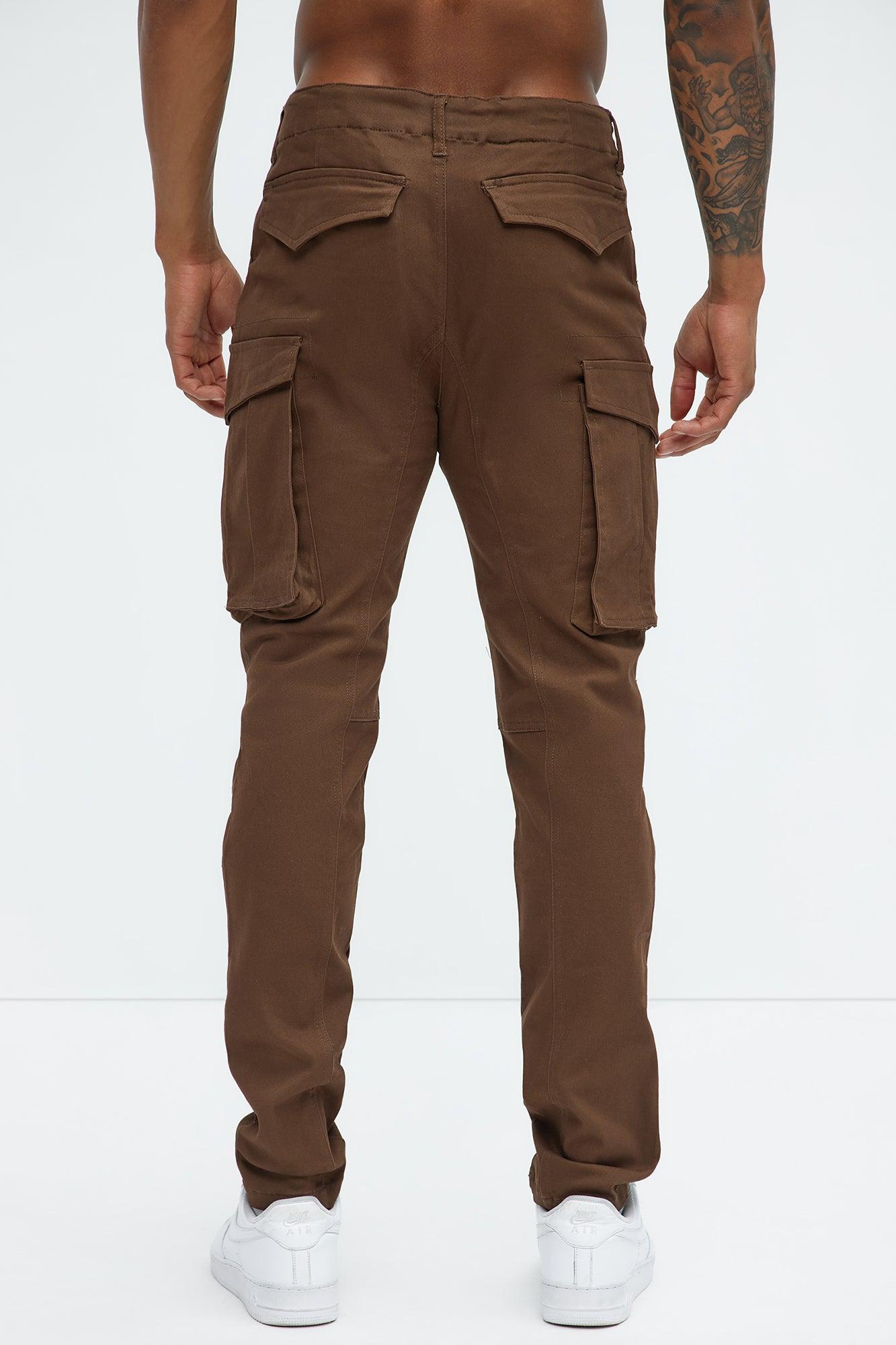 Summer Games Slim Cargo Pants - Brown Product Image