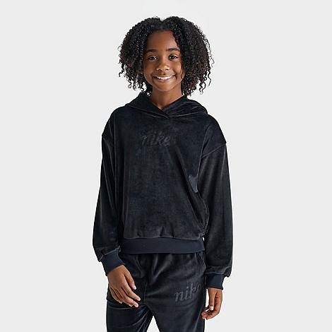 Unisex Nike Sportswear Girls Pullover Hoodie | FZ5588-010 Product Image