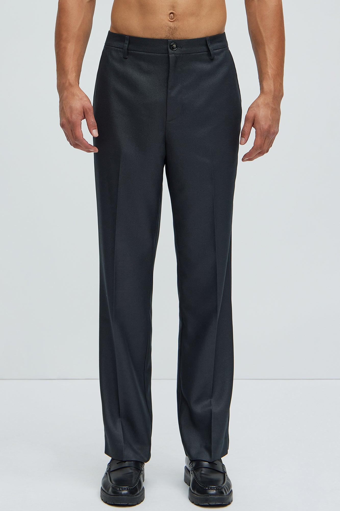 Hulbert Straight Trousers - Black Product Image