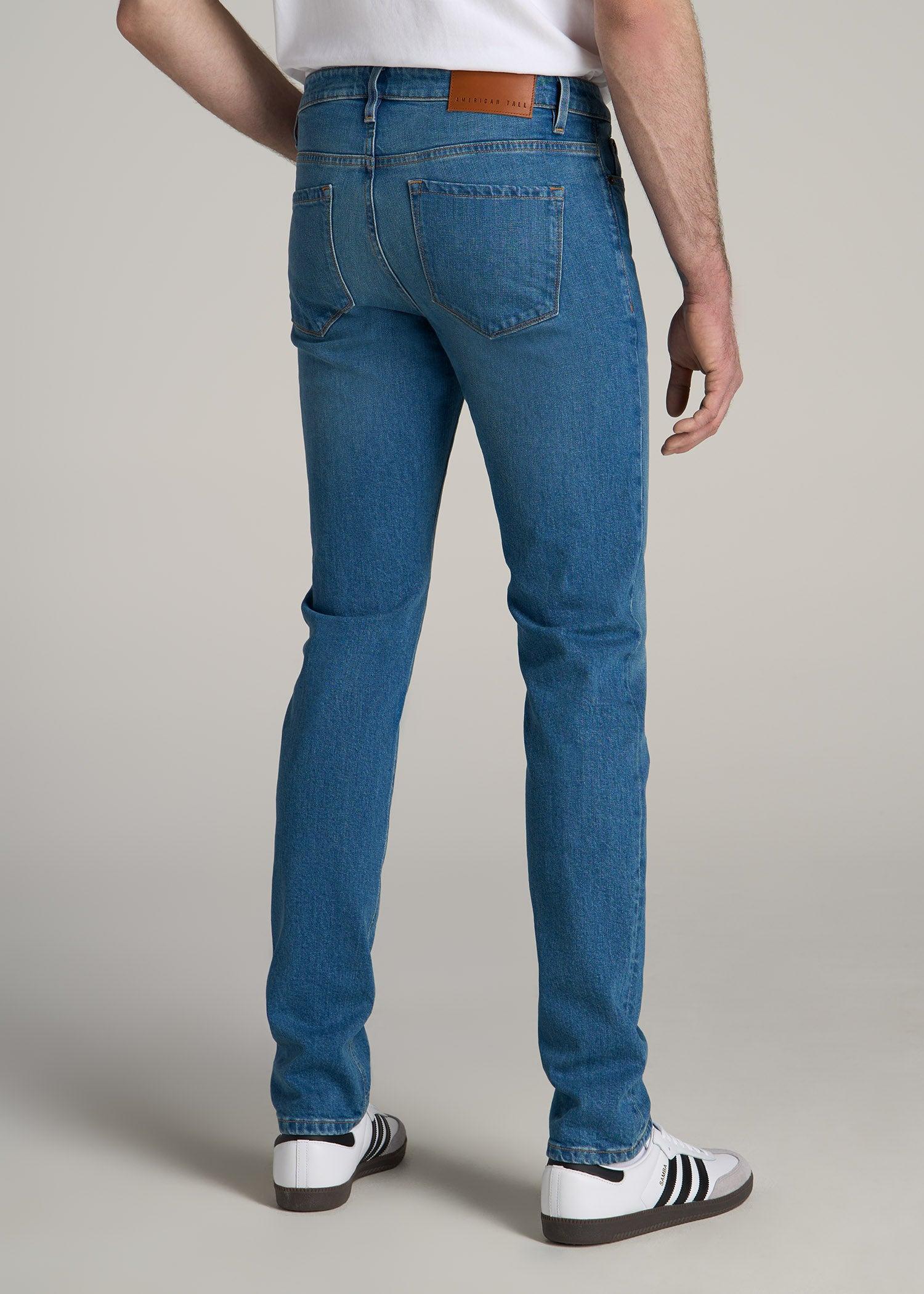 Americana Collection Dylan Slim Fit Jeans For Tall Men in Sail Blue Male Product Image