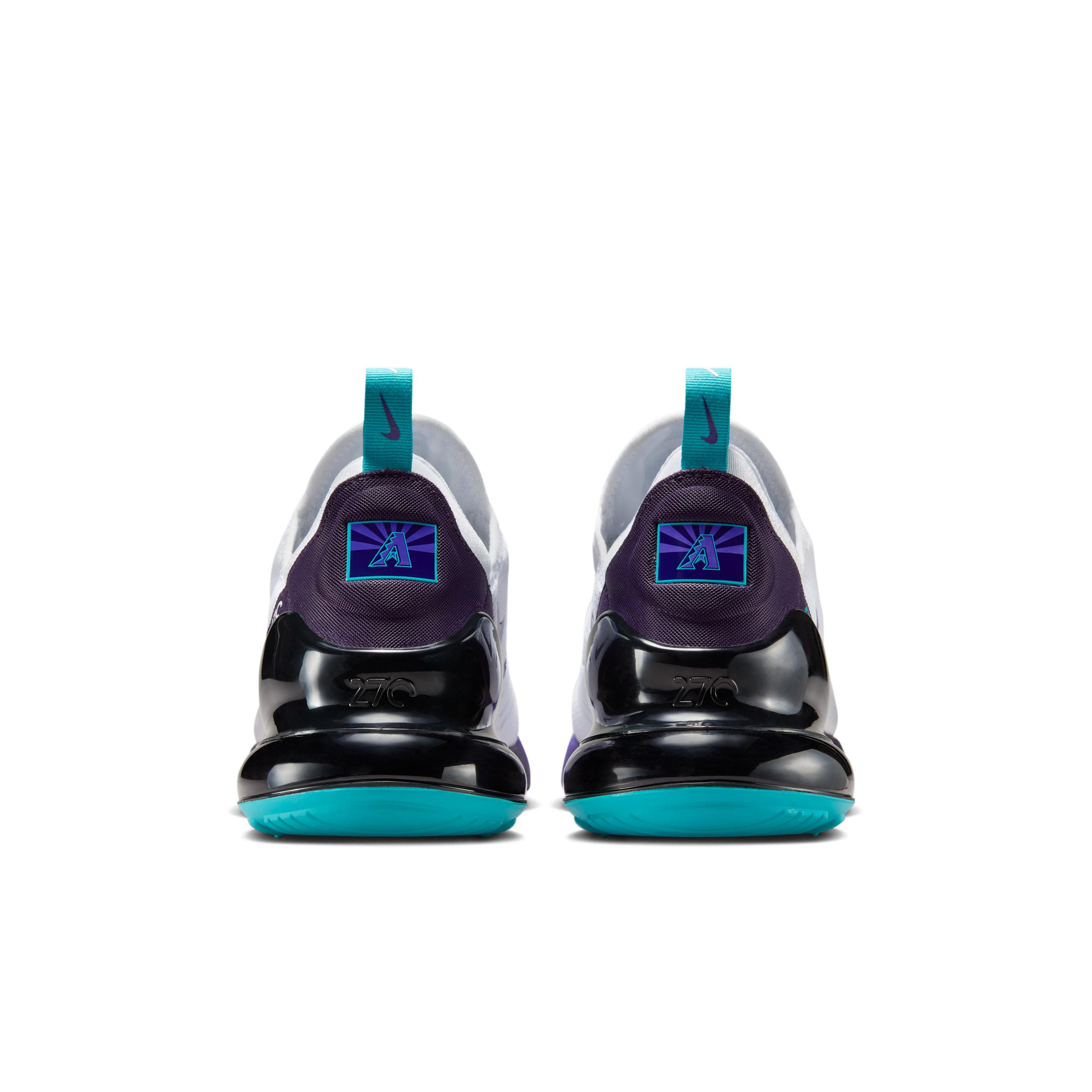 Arizona Diamondbacks Nike Mens Air Max 270 Shoes | HQ7993-100 Product Image
