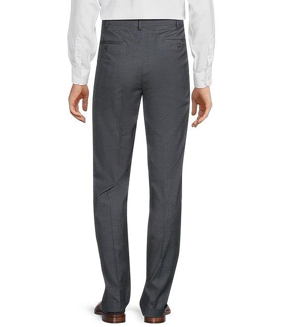 Roundtree & Yorke TravelSMART Classic Fit Plaid Ultimate Comfort Dress Pants Product Image