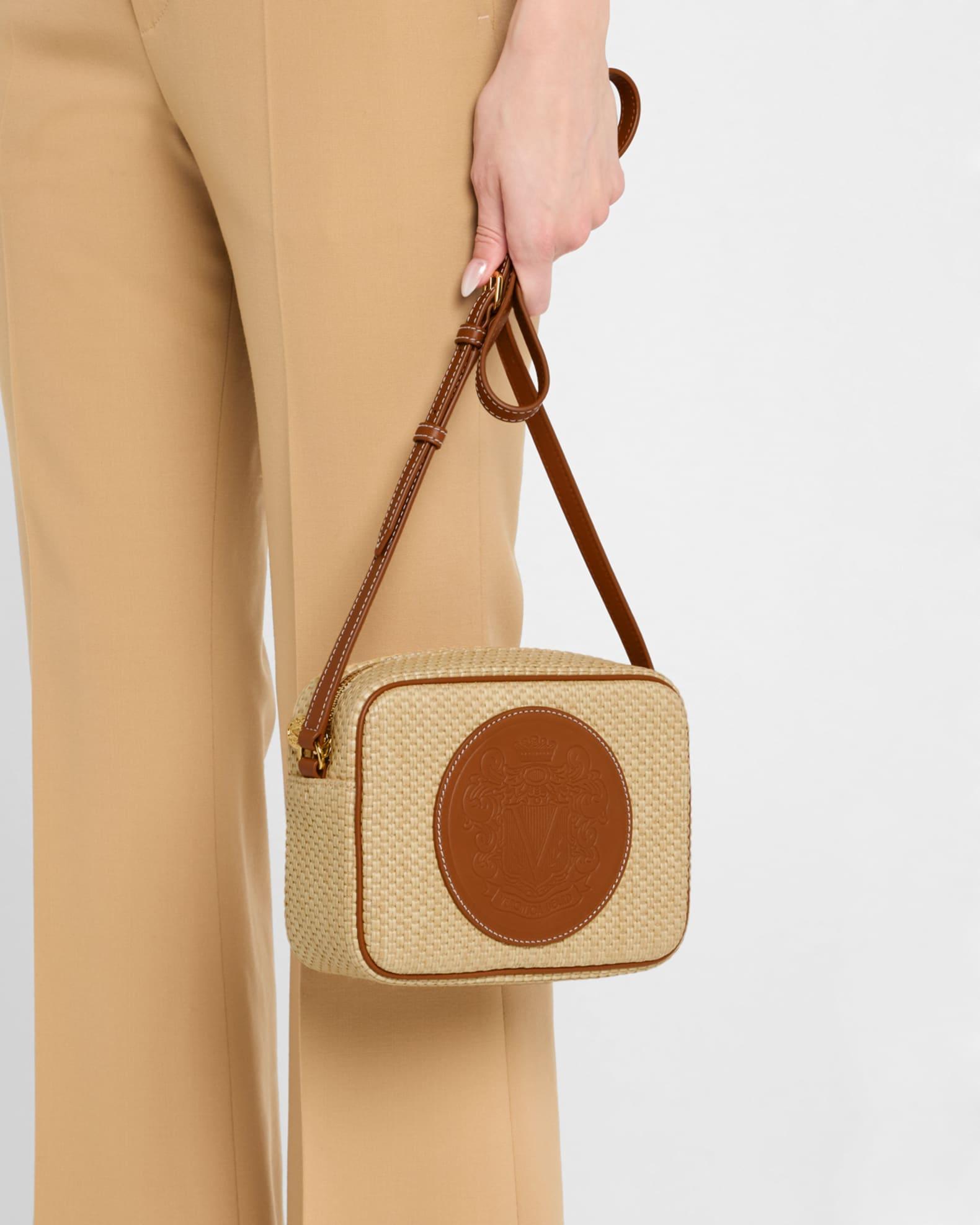 Click Raffia Camera Crossbody Bag Product Image