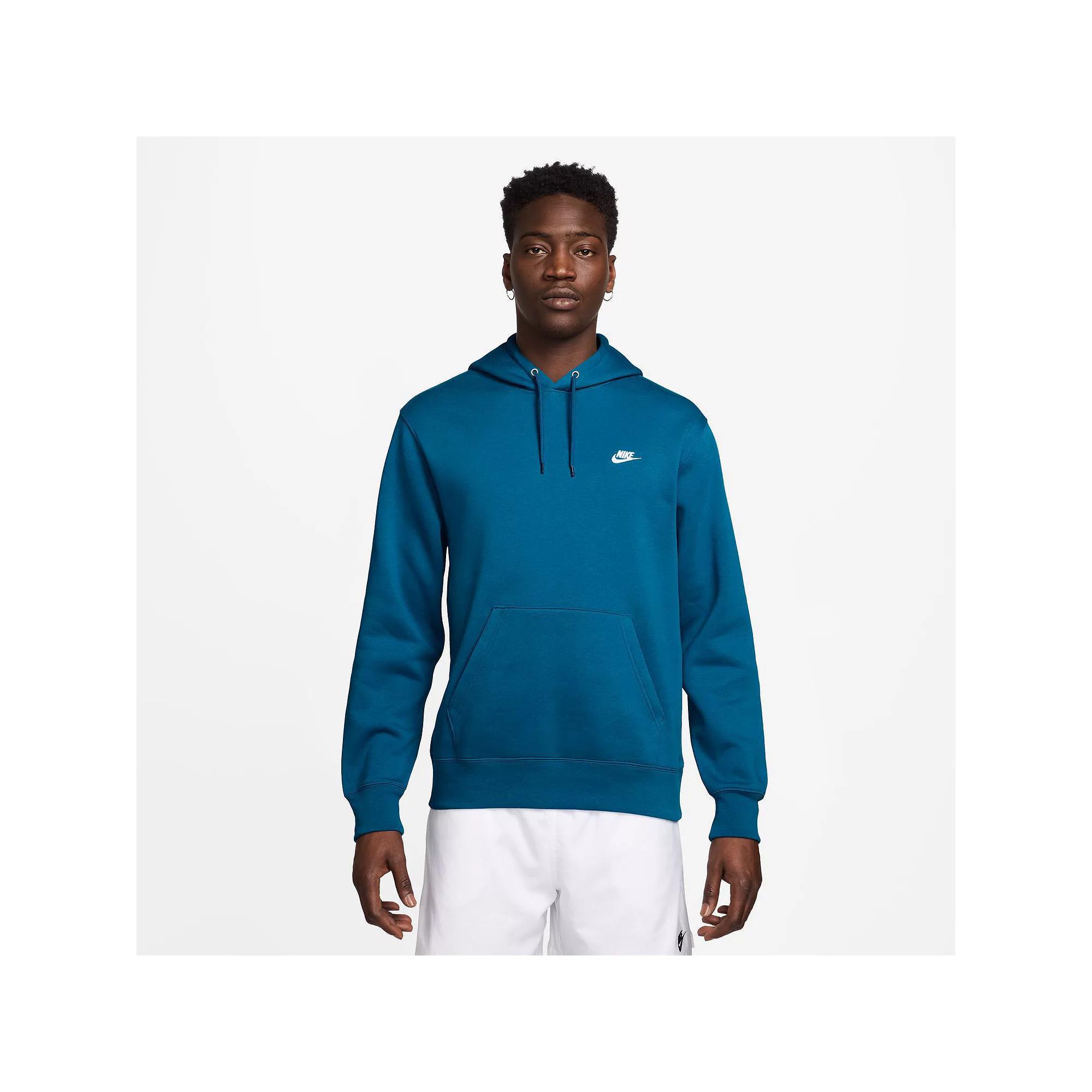 Big & Tall Nike Club Pull-Over Fleece Hoodie, Men's,  Product Image