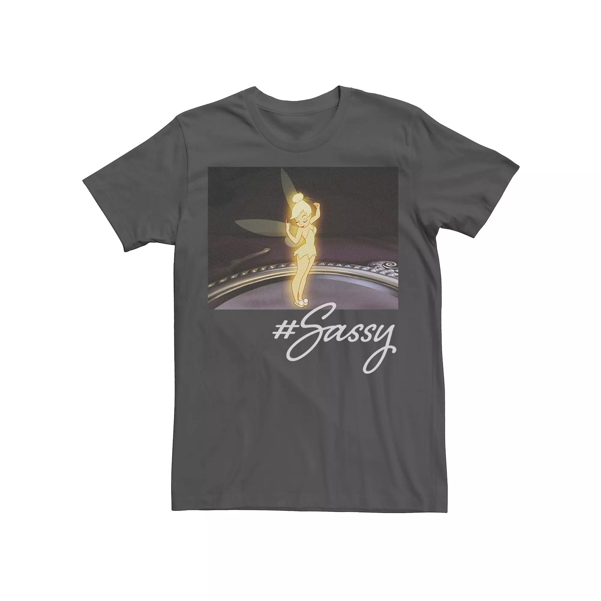 Disney's Peter Pan Tinkerbell Sassy Portrait Men's Tee,  Product Image