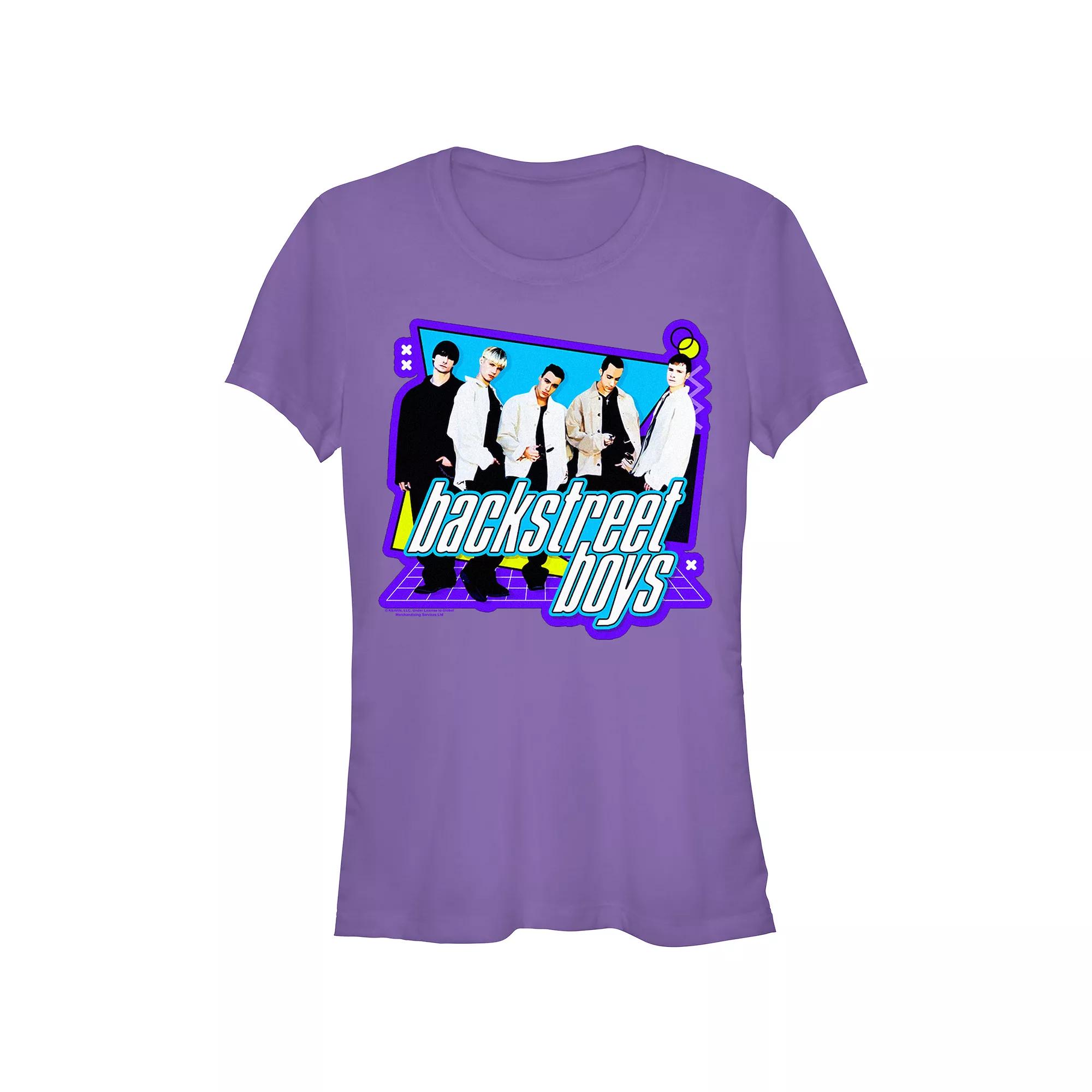 Juniors' Backstreet Boys 90's Style Graphic Tee, Women's, Size: Medium, Purple Product Image