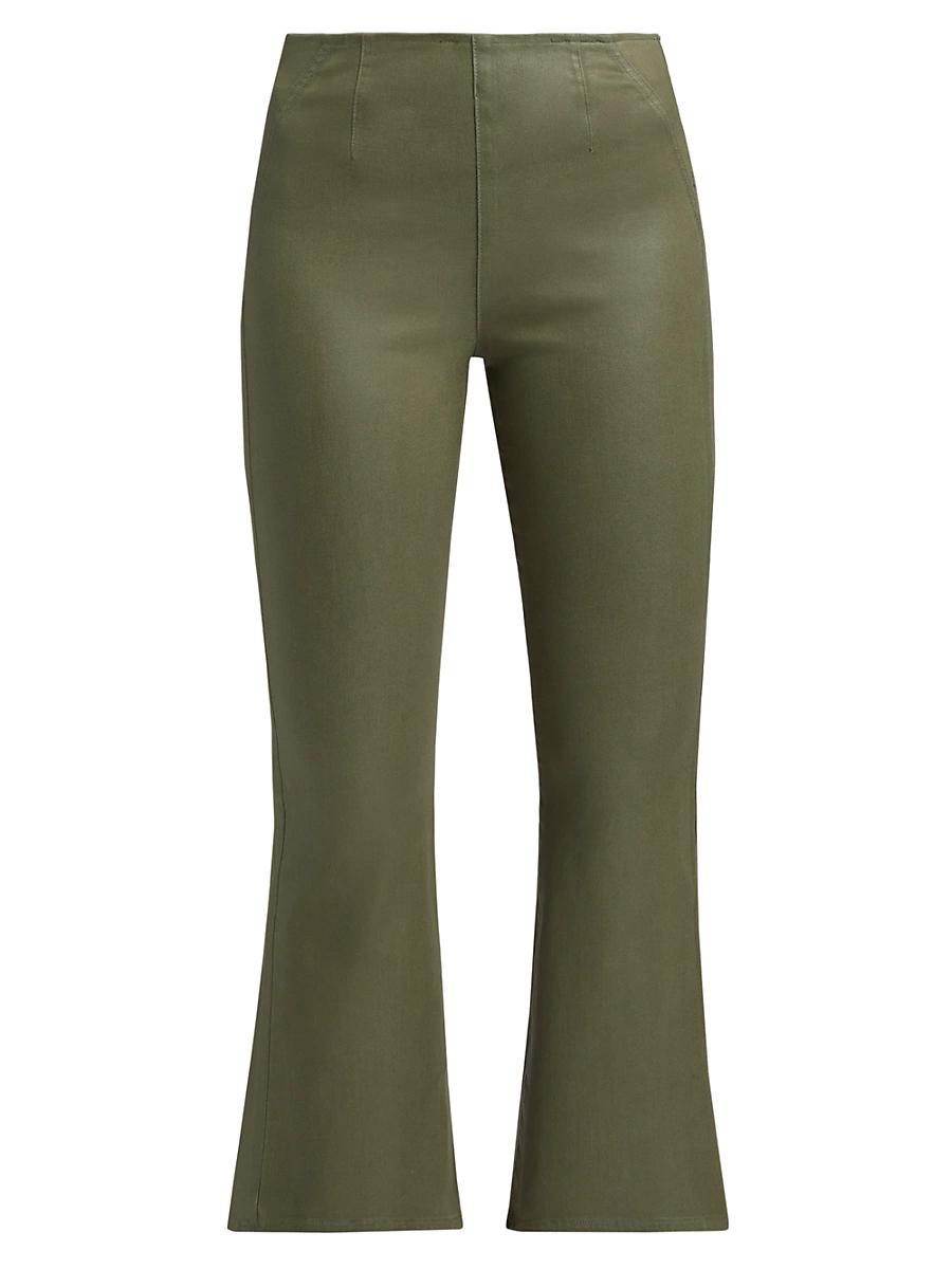 Womens Carson Off-Duty Flared Crop Jeans Product Image