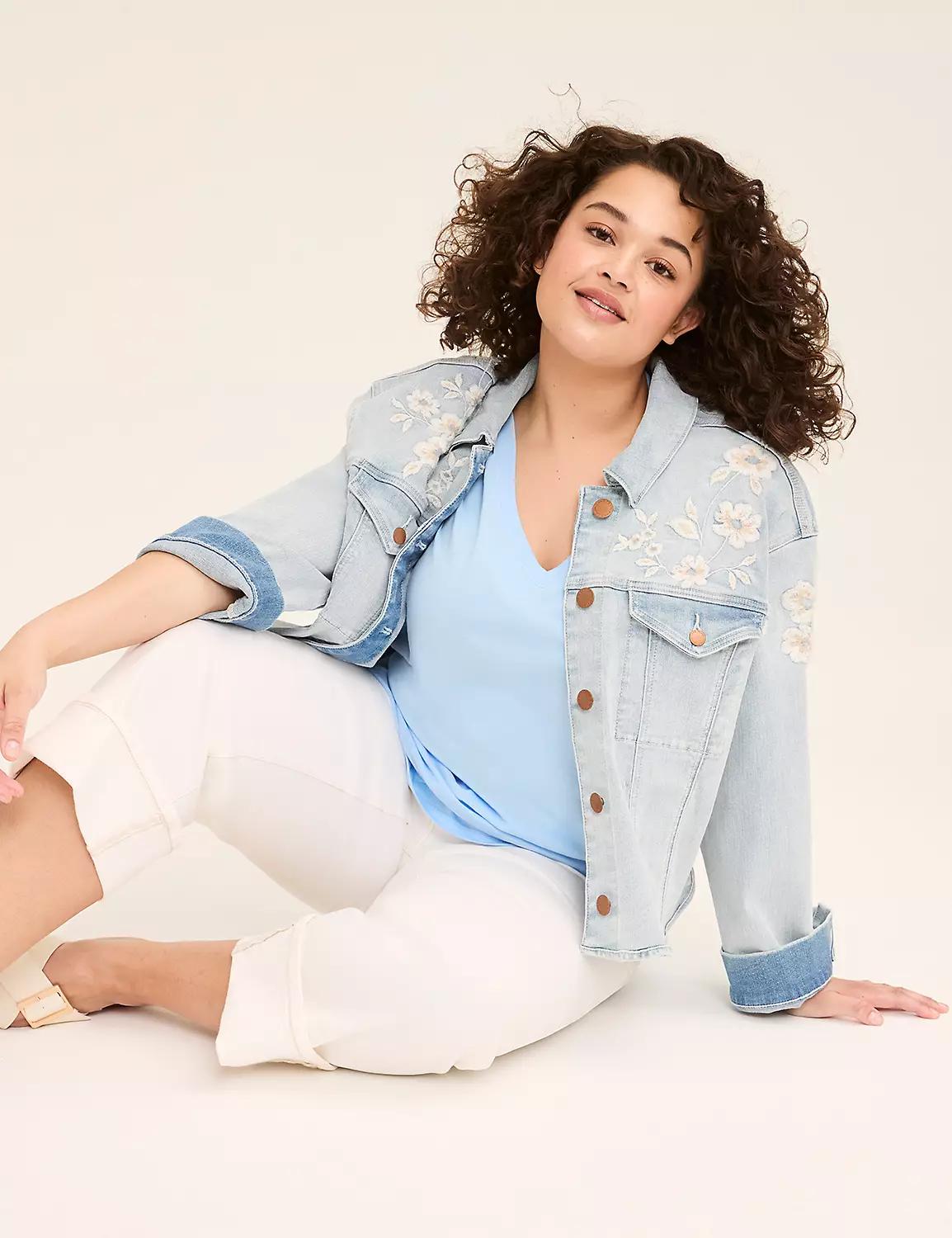 Perfect Sleeve V-Neck Tee Product Image